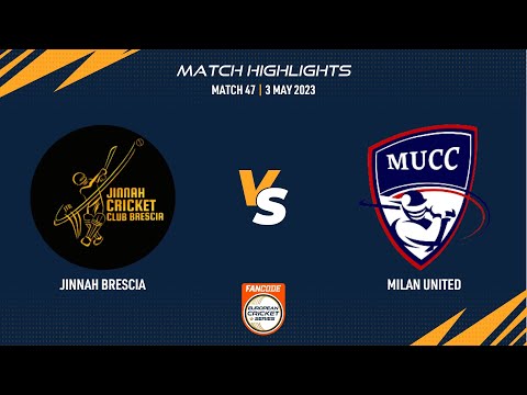 Match 47 - JIB vs MU | Highlights | FanCode ECS Milan | 03 May 2023 | ECS23.284