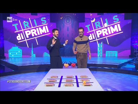 "Tris di primi" con Marco Giallini - Stasera c'è Cattelan su Raidue 01/02/2023