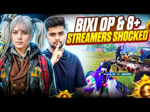 😱Bixi Op & 8+ STREAMER’s Got shocked by my Skills | Zodd vs Streamer’s in CONQUEROR Lobby🔥