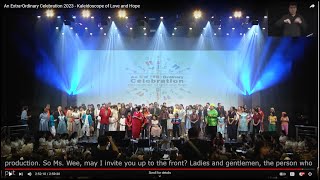 An Extra•Ordinary Celebration 2023 - Kaleidoscope of Love and Hope