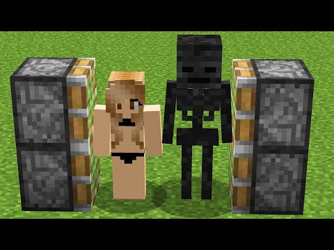 girl + wither skeleton = ???