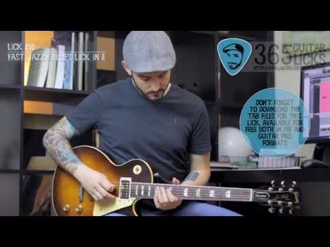 Lick 210/365 - Fast Jazzy Blues Lick in E | 365 Guitar Licks Project
