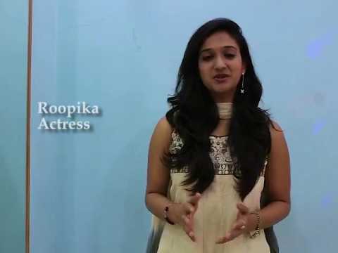 Actress Roopika speaking about 2nd NATIONAL LEVEL OPEN KARATE CHAMPIONSHIP at PESIT UNIVERSITY