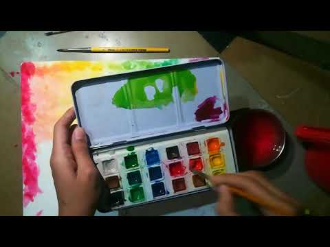 Drawing tutorial | freehand drawing | water paintings | Kadambari