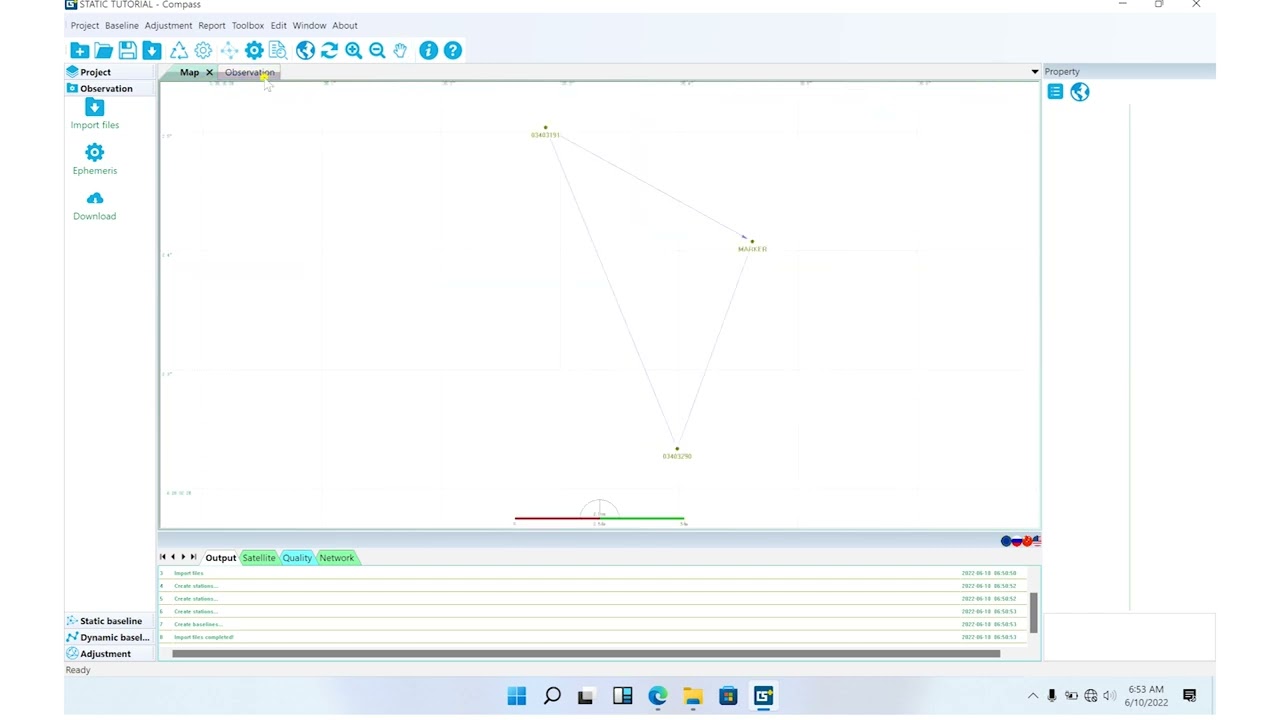 GNSS TUTORIAL- POST-PROCESSING STATIC DATA USING COMPASS SOLUTION SOFTWARE BY COMNAV TECHNOLOGY