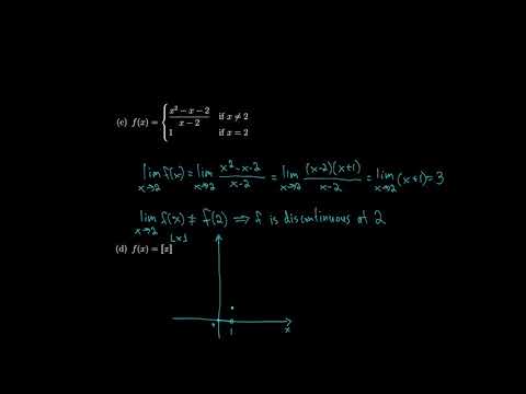Calculus 2.5 Continuity