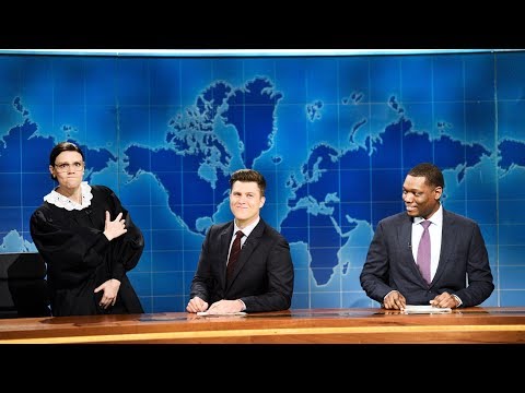 'Rest in power': Kate McKinnon dons lace-collared robe for 'SNL' tribute to Ruth Bader Ginsburg