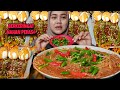 BIBIR BERGETAR ️MIE BIHUN KUAH PEDAS JERIT KOREA JAMUR ENOKI Asmr Mukbang Indonesia Eating Asmr