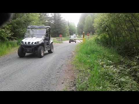 atv ride in marquette county michigan to wolf lake
