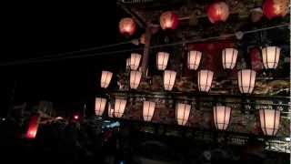 preview picture of video '2012年　秩父夜祭　団子坂曳き下ろし(中近笠鉾)　‐　Chichibu yomatsuri'