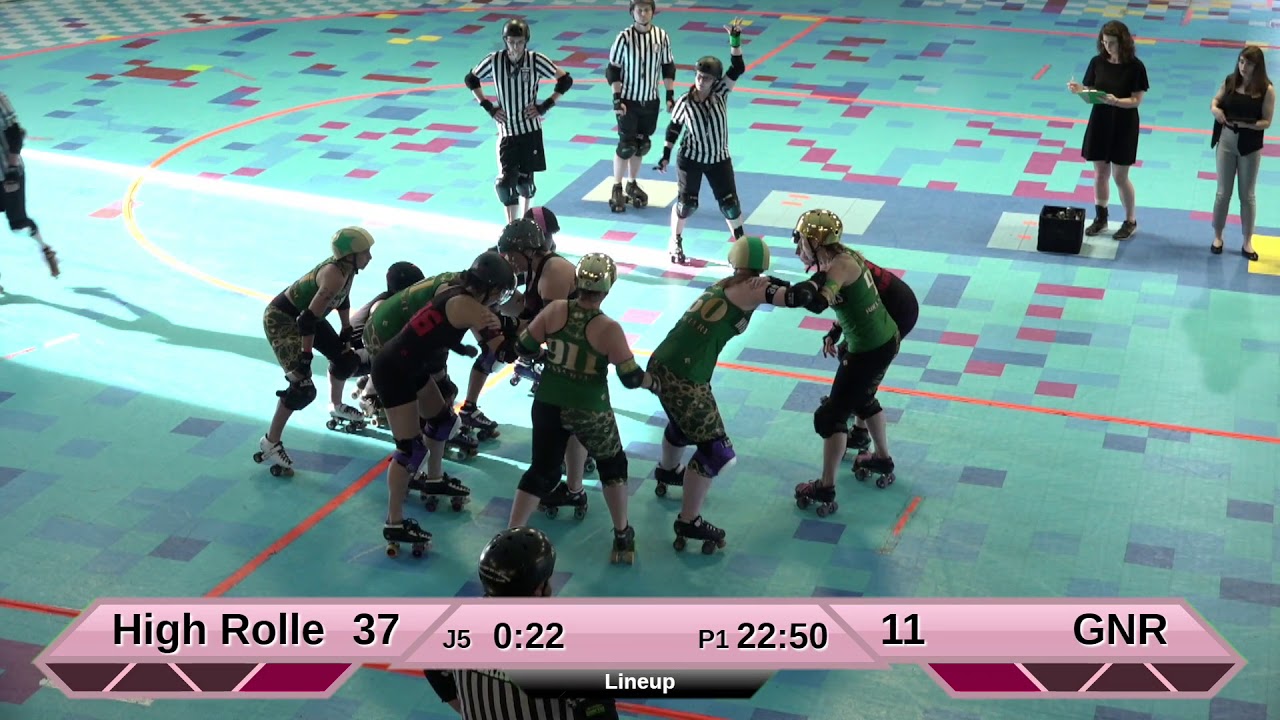 Rose City Rollers Season 14 Championships   Bout 1   Guns N Rollers vs  High Rollers