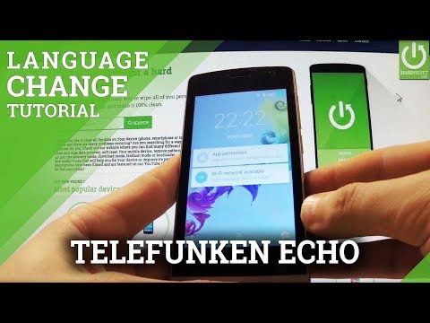 How to Change Language in TELEFUNKEN Echo - Language Settings