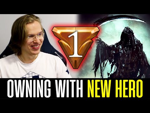 Topson OWNING this game with his NEW HERO Mid (Bronze 1 Tier) DOTA 2