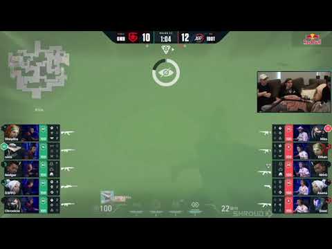 Shroud react to 100T insane comeback against GMB in #VCTBERLIN