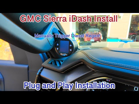 Banks iDash Install & Regen Monitoring on a 2024 GMC Sierra 2500 HD AT4! (Step-by-Step Guide!)