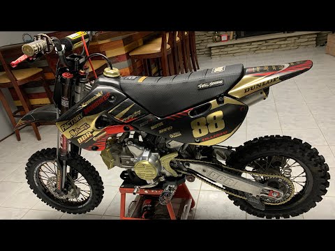 KLX110 stock class racing must have mods + how to prevent tube flats!!!!
