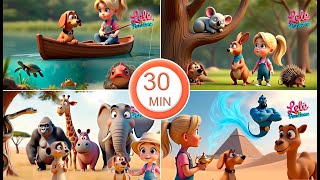 Lelê e Panetone – Desenhos Educativos | 30 Minutos de Aventuras e Aprendizado Infantil