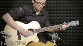 Video thumbnail for Электроакустическая гитара J.N LIS-ACFI by PopMusicRu