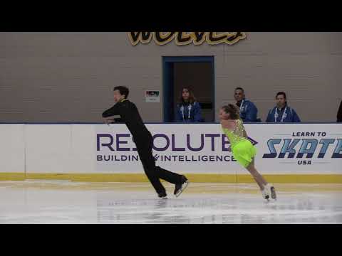 Nastia Efimova and Jonathan Zhao- U.S. Championships 2019 Intermediate FD