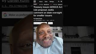 Treasury wants states to regulate stablecoins under $10B XRP will be bridge currency for most of it 