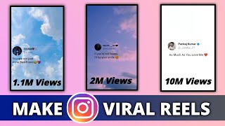 How To Create TWEET Reels For Instagram (2021) | Viral Tweet Reels Kaise Banaye? Full Tutorial Hindi