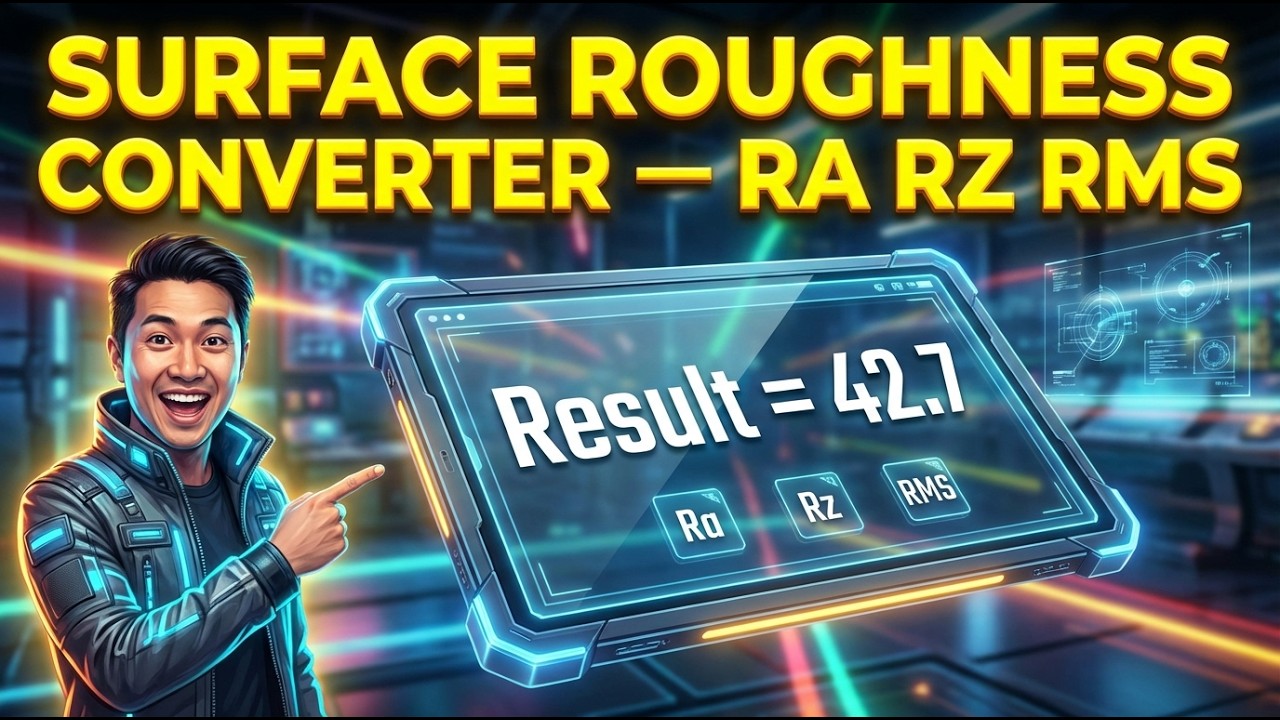 Surface Roughness Converter — Ra Rz RMS