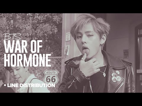 BTS - War of Hormone: Line Distribution