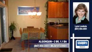preview picture of video '1485 Millbrook Drive Algonquin, IL 60102 $149900 2 beds; 1.5 baths'