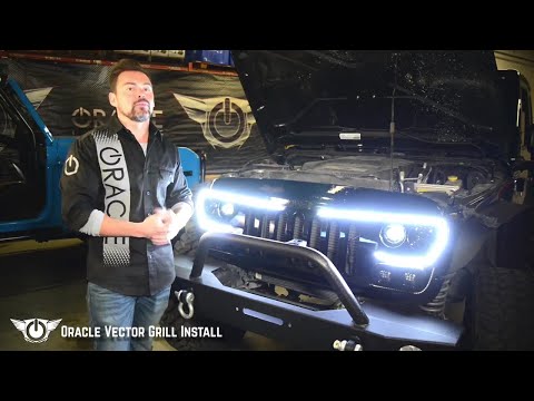 Oracle Vector Grill Install on Jeep Wrangler JK