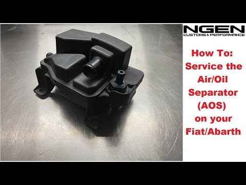 AOS (AIR/OIL SEPARATOR) SERVICE on your Fiat 500 Abarth (or any 1.4l turbo engine) - HOW TO!