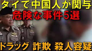 タイで摘発相次ぐ…中国人が関与した危険事件5選