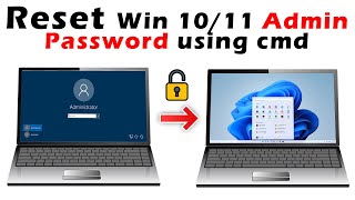🚀Reset Admin Password in win 10/11 using CMD
