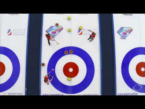 #wjcc2020 [2v3-5E] Zacharias (CAN) brings out Jennifer Jones to take on Rumiantseva (RUS)