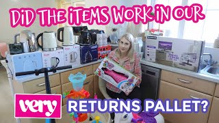 DID THE ITEMS WORK IN OUR VERY RETURNS PALLET?