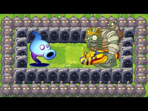 Plants vs Zombies 2  Shadow Peashooter vs  All Wall-Nut vs Gargantuar