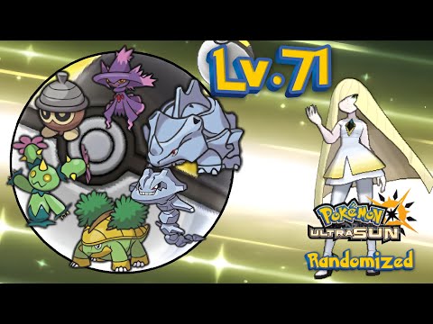 Lv 70+ Lusamine with crazy builds| Randomized Ultra SUN | From Episode 6