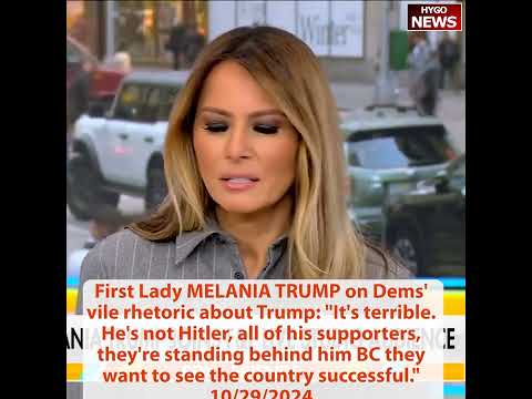 Walz stands by his Nazis Trump rally comments; MELANIA TRUMP: It's terrible. He's not Hitler