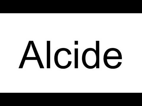 How to Pronounce Alcide