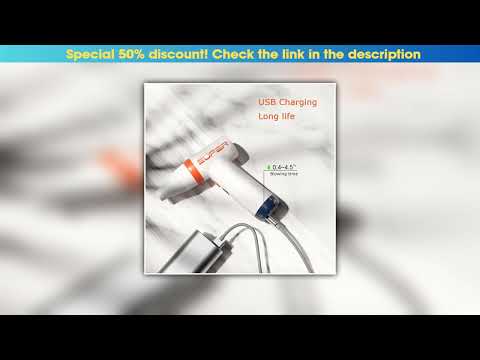 Exclusive Portable Rechargeable Handheld USB Charging Blow Dryer Power Fan Mini Hair Dryer Househol