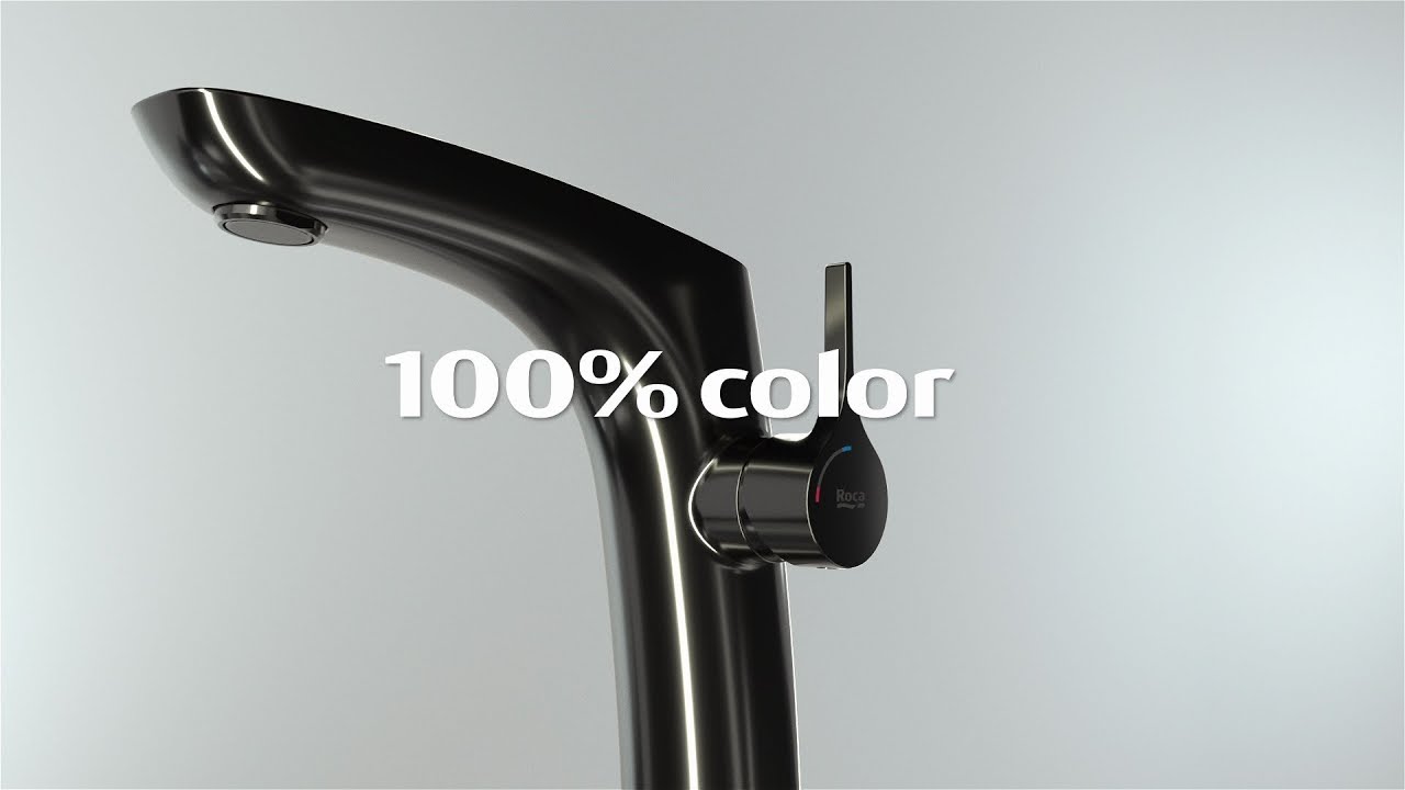 Grifería para lavabo Oro rosado Insignia A5A3B3ARG0 Roca