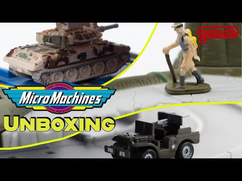 Micro Machines - Opening 3 vehicle sets from the 80's-90's (Military @NatGeo)