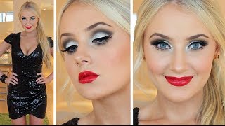 NEW YEARS EVE Makeup + Hair Tutorial!