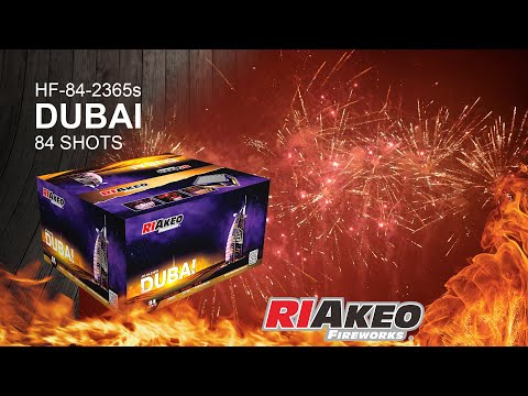 DUBAI  HF-84-2365s / 30mm | RIAKEO FIREWORKS 84 shots compound #riakeo #firework #pyro