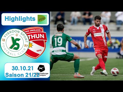 Highlights: Yverdon - Sport FC vs FC Thun (30.10.21)