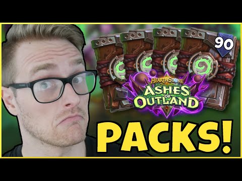 Ashes of Outland Mega Bundle (Pre-Purchase) | Opening 90 Hearthstone Card Packs