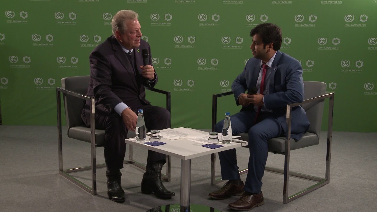 Mr. Al Gore, Former Vice President USA, Founder and chairman of The Climate Reality Project