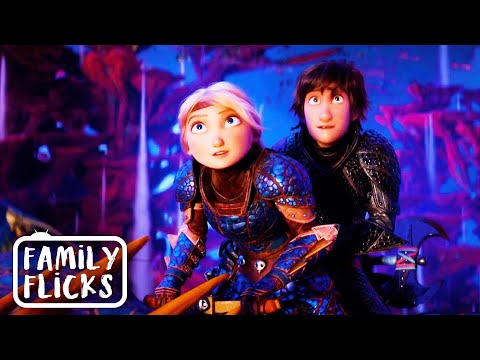 Finding The Hidden World | How To Train Your Dragon 3 (2019) | Family Flicks