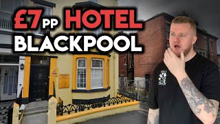 I Stay in a £7pp Hotel in Blackpool! I Was SHOCKED - Pine Lodge Hotel, Blackpool