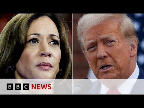 Video | Donald Trump and Kamala Harris trade insults in run up to US election | BBC News | BBC News