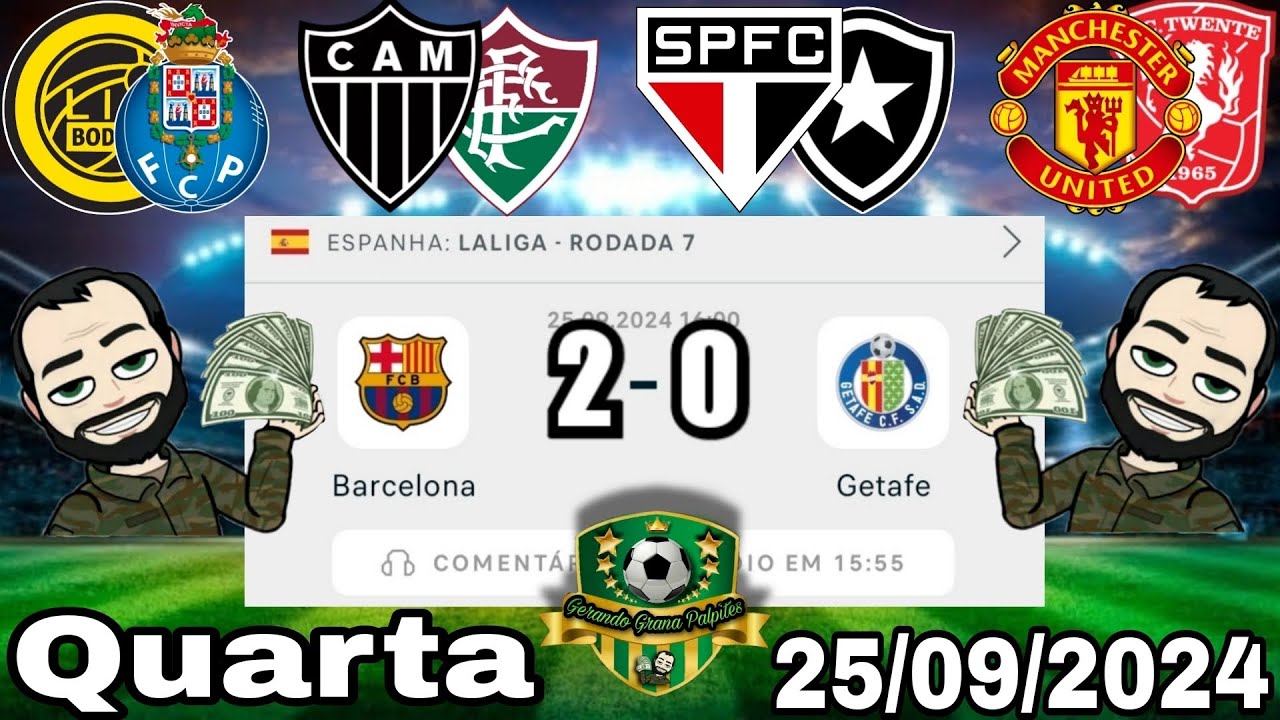 PALPITES DE FUTEBOL PARA HOJE 25 09 2024 QUARTA - FEIRA COM PLACARES EXATOS, BILHETE PRONTO + ZEBRA